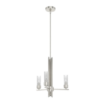 Gatz Three Light Chandelier in Brushed Nickel (47|19782)