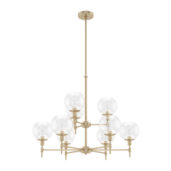Xidane Nine Light Chandelier in Alturas Gold (47|19745)