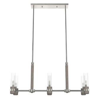 River Mill Six Light Chandelier in Brushed Nickel (47|19471)