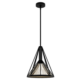 Rafner One Light Pendant in Natural Black Iron (47|19451)