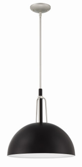 Kahn One Light Outdoor Pendant in Midnight/Satin Aluminum (46|ZA4921-MNSA)