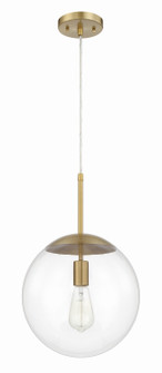 Gaze One Light Pendant in Satin Brass (46|56892-SB)