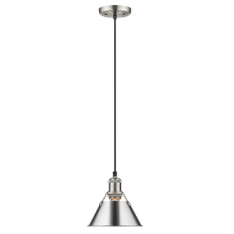 Orwell One Light Mini Pendant in Pewter (62|3306-S PW-CH)