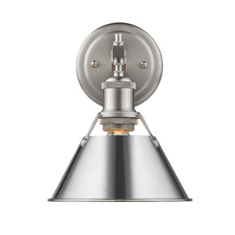 Orwell One Light Bath Vanity in Pewter (62|3306-BA1 PW-CH)