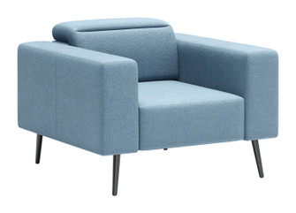 Milan Arm Chair in Blue, Black (339|109576)