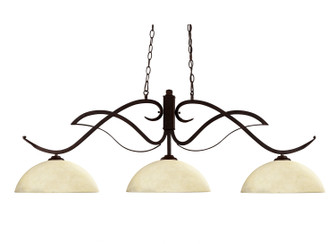 Phoenix Three Light Billiard in Bronze (224|126BRZ-DGM14)