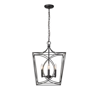Tracy Four Light Pendant in Matte Black (59|4002-MB)