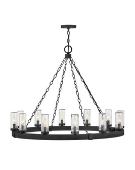 Sawyer LED Chandelier in Black (13|29207BK)