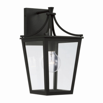 Adair One Light Outdoor Wall Lantern in Black (65|947911BK)