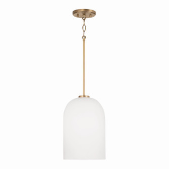 Lawson One Light Pendant in Aged Brass (65|348811AD)