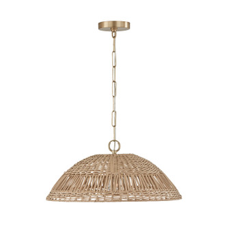 Naomi One Light Pendant in Matte Brass (65|347511MA)