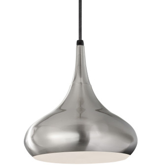 Belle One Light Pendant in Brushed Steel (1|P1253BS)