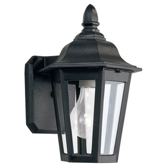 Brentwood One Light Outdoor Wall Lantern in Black (1|8822-12)