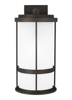Wilburn One Light Outdoor Wall Lantern in Antique Bronze (1|8790901D-71)