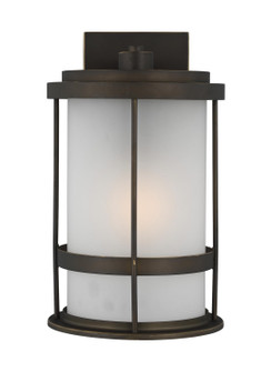 Wilburn One Light Outdoor Wall Lantern in Antique Bronze (1|8690901EN3-71)