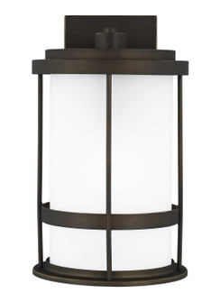 Wilburn One Light Outdoor Wall Lantern in Antique Bronze (1|8690901DEN3-71)