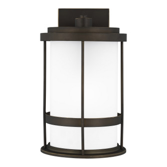 Wilburn One Light Outdoor Wall Lantern in Antique Bronze (1|8690901D-71)