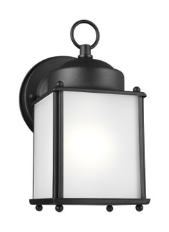 New Castle One Light Outdoor Wall Lantern in Black (1|8592001EN3-12)