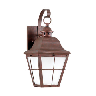Chatham One Light Outdoor Wall Lantern in Weathered Copper (1|8462D-44)