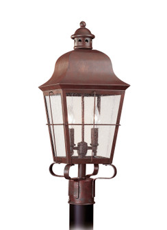 Chatham Two Light Outdoor Post Lantern in Weathered Copper (1|8262EN-44)