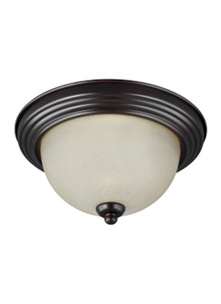 Geary Three Light Flush Mount in Bronze (1|77065EN3-710)