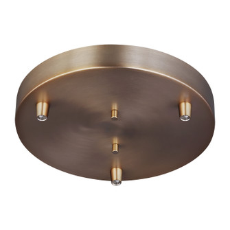 Multi-Port Canopy Three Light Cluster Canopy in Satin Brass (1|7449403-848)