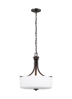 Canfield Three Light Pendant in Bronze (1|6528803EN3-710)