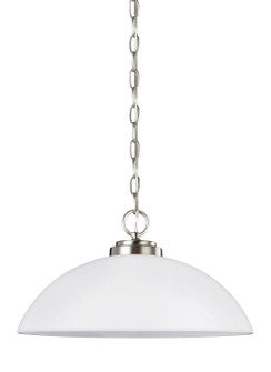 Oslo One Light Pendant in Brushed Nickel (1|65160EN3-962)