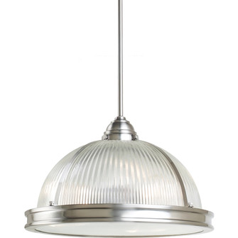 Pratt Street Prismatic Three Light Pendant in Brushed Nickel (1|65062-962)