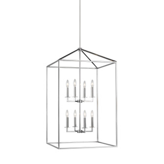 Perryton Eight Light Hall / Foyer Pendant in Chrome (1|5315008-05)