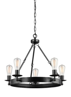 Ravenwood Manor Five Light Chandelier in Stardust (1|3110205-846)