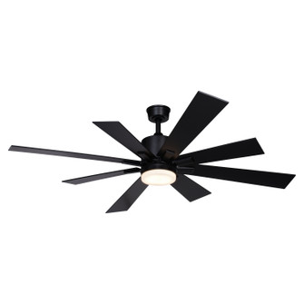 Crawford 60''Ceiling Fan in Black (63|F0109)