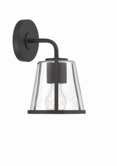 Fulton One Light Bath in Black (60|FUL-911-BK-CL)