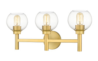 Sutton Three Light Vanity in Brushed Gold (224|7502-3V-BG)