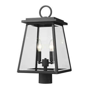Broughton Two Light Outdoor Post Mount Fixture in Black (224|521PHMR-BK)