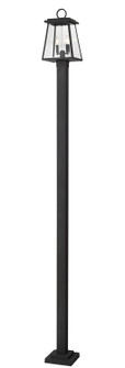 Broughton Two Light Outdoor Post Mount in Black (224|521PHMS-536P-BK)