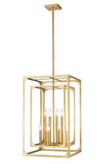 Easton Eight Light Chandelier in Rubbed Brass (224|3038-8RB)