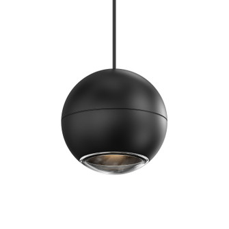 Hemisphere LED Pendant in Textured Black (69|7505.97)