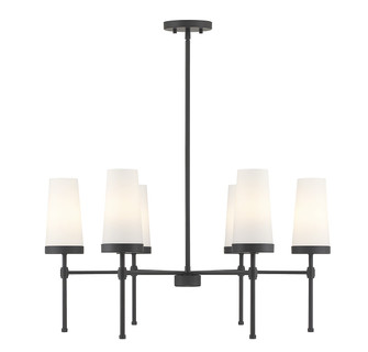 Haynes Six Light Chandelier in Matte Black (51|1-2802-6-89)