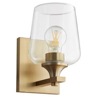 Veno One Light Wall Mount in Aged Brass (19|558-1-80)