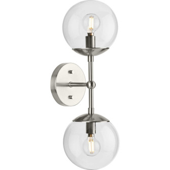 Atwell Two Light Wall Sconce in Brushed Nickel (54|P710114-009)