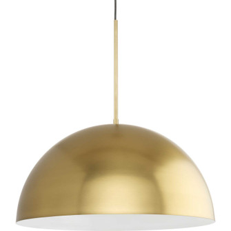 Perimeter One Light Pendant in Brushed Gold (54|P500380-191)