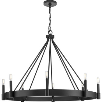 Breckenridge Eight Light Chandelier in Matte Black (54|P400319-31M)