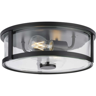 Gilliam Two Light Flush Mount in Matte Black (54|P350253-31M)