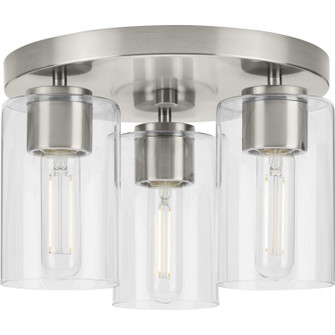 Cofield Three Light Flush Mount in Brushed Nickel (54|P350237-009)