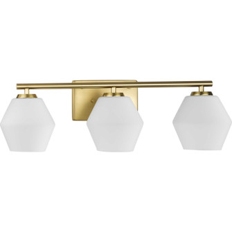 Copeland Three Light Vanity in Brushed Gold (54|P300432-191)