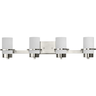 Reiss Four Light Vanity in Brushed Nickel (54|P300416-009)