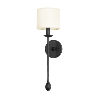 Osmond One Light Wall Sconce in Black Iron (67|B9721-BI)