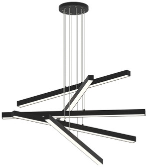 Presley LED Chandelier in Matte Black (423|C80845MB)