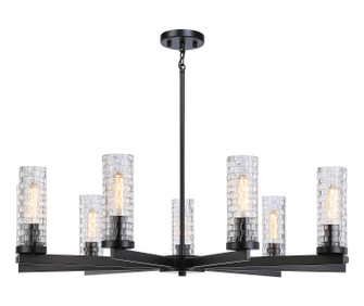 Weaver Nine Light Pendant in Black (423|C32109BK)